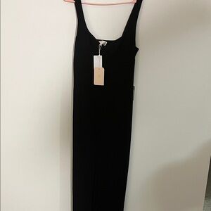 WAYF WHERE ARE YOU FROM Classic Black Sleeveless Tank Dress